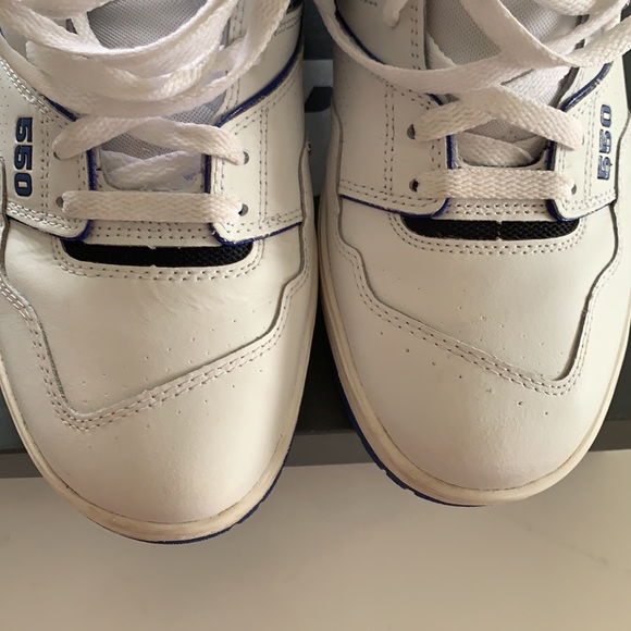 BEST DEAL! New Balance 550. 13US. Worn twice. *I would say they fit a size 12.5* - Picture 6 of 7